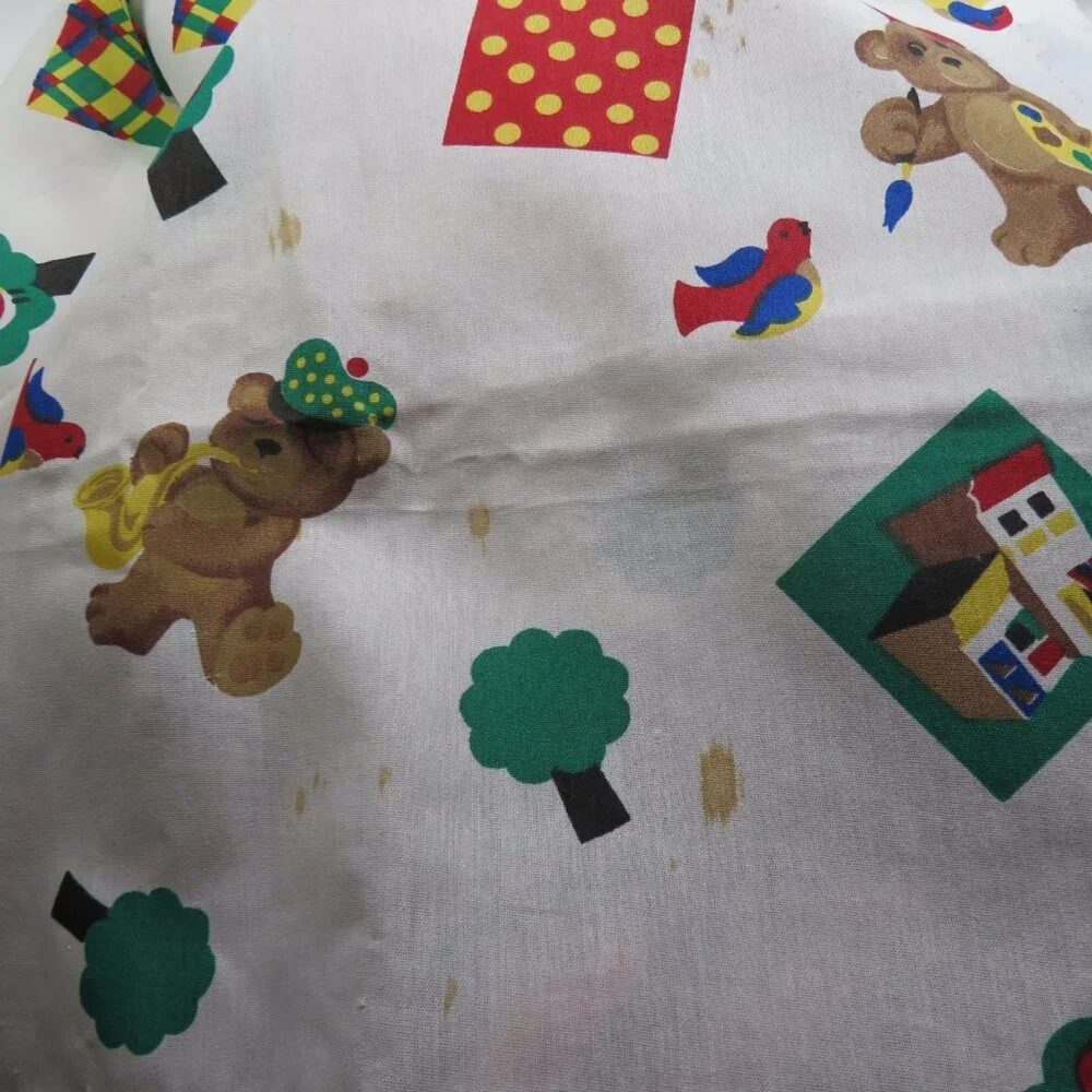 Children's Bear Curtains JCPenny Vintage (2) Panels 64
